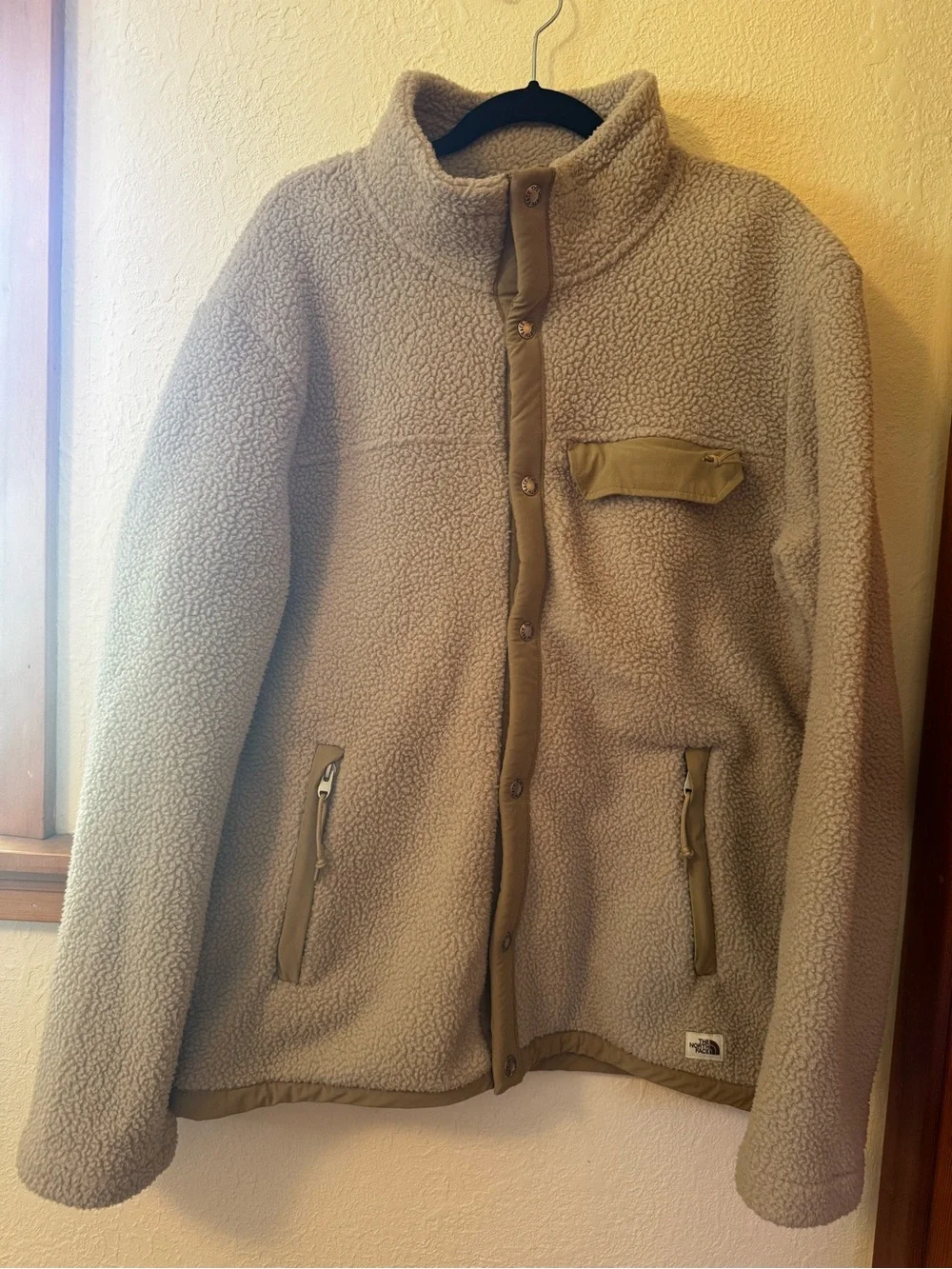 The North Face soft beige